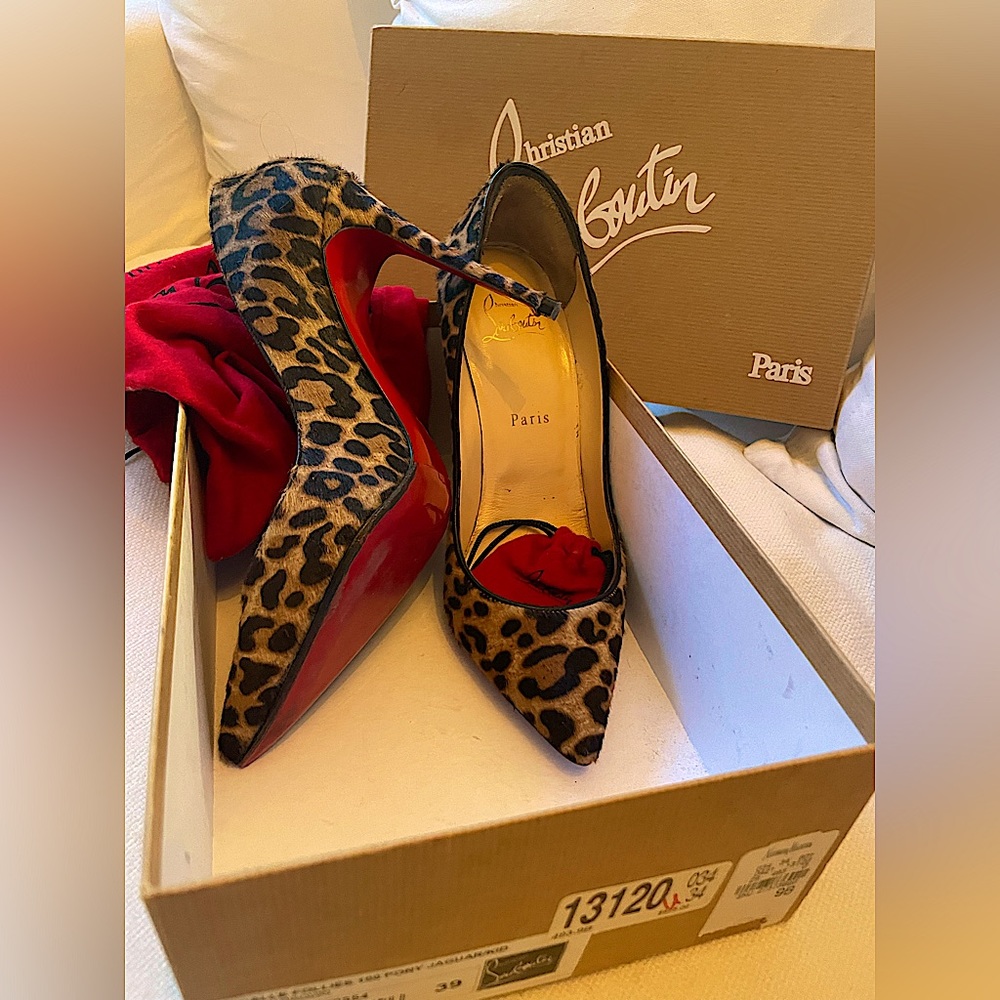 Louboutin Pigelle Folies pony hair